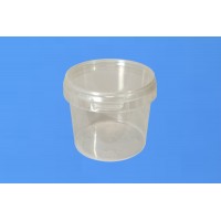 366 ML CLEAR TAMPER EVIDENT TUB and LID